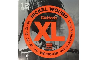 Струны D'Addario EXL110-12P (м)