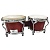 Бонго AP Percussion CX-D121B-RW 6,5"*7,5", корпус махагон, мембрана кожа, обод 3мм, лаги 7 мм,
