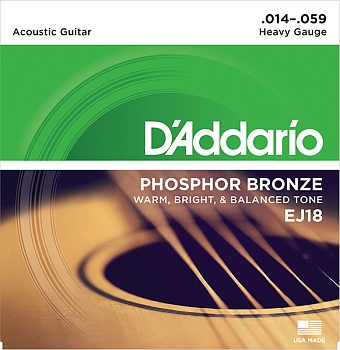 Струны D'Addario EJ18