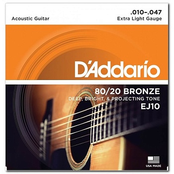 Струны D'Addario EJ10