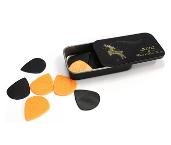 Медиатор Joyo Pickbox в жестяной коробочке, 10шт