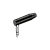 Разъем Джек (стерео) Roxtone RJ3RPP-BK-BN угловой