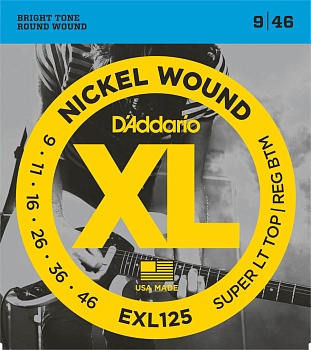 Струны D'Addario EXL125