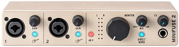 Аудиоинтерфейс USB 800122 Arturia MiniFuse 2 Champagne