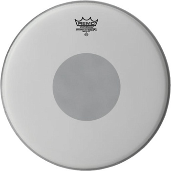 Пластик Remo CX-0114-10- CONTROLLED SOUND X 14` однослойный матовый с серым центром
