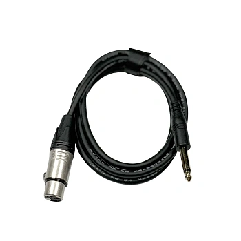 Шнур E-Shine ES-1642 6,35мм джек- XLR мама, 1,5м