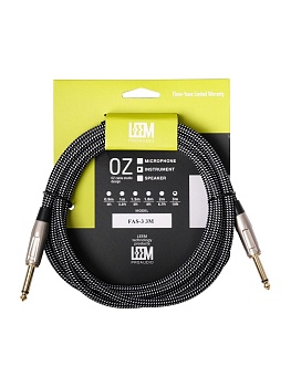 Шнур LEEM FAS-3(BK/WH)
