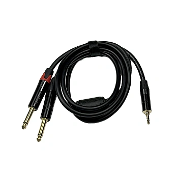 Шнур E-Shine ES-8353 3,5мм миниджек стерео 2х моноджека, 1,5м
