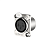 Разъем Canon (м) Roxtone RX3FD-NT панельный 