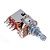 Потенциометр PUSH-PULL SWITCH B250кОм 16-18 мм