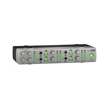Микшер-усилитель BEHRINGER AMP800 V2, 4–канальный компактный для стерео наушников 