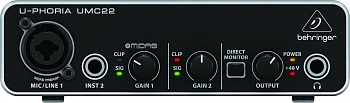 Звуковая карта Behringer UMC22 USB