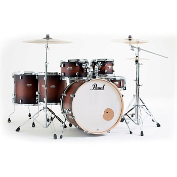 Ударная установка Pearl DECADE MAPLE DMP926S/C260  из 6-ти барабанов, цвет Satin Brown Burst, стойки