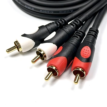 Шнур E-Shine ES-1434 2RCA-2RCA, 1,8м