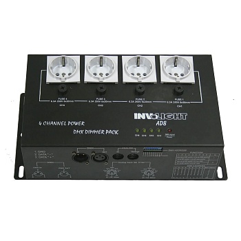 Диммер цифровой DMX Involight AD8