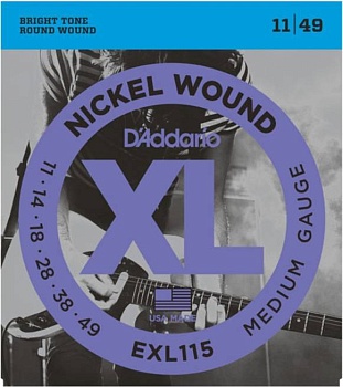 Струны D'Addario EXL115 XL
