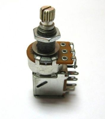Потенциометр PUSH-PULL SWITCH A500кОм 16-18 мм. д/эл. гит (тембр с отсечкой), PARTS