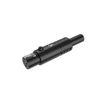 Разъем Canon (м) Roxton RMX3F-B mini