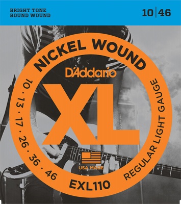 Струны D'Addario EXL110 XL