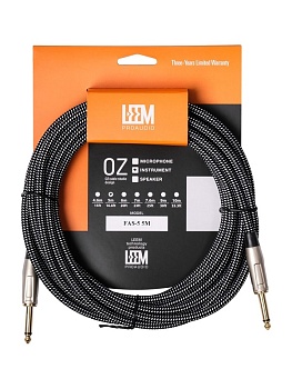 Шнур LEEM FAS-5 (BK/WH)
