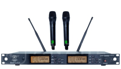 Радиосистема Anzhee RS100 dual HH профессиональная 2-канальная с двумя ручными передатчиками