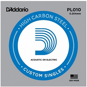 Струны D'Addario PL010 первая