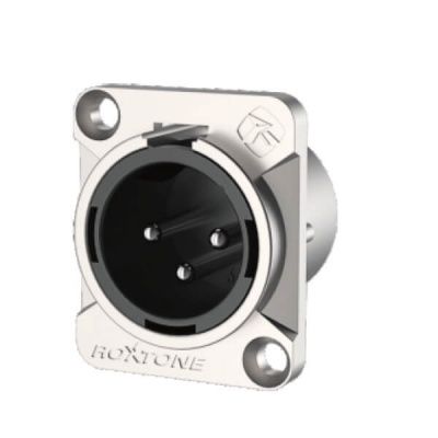 Разъем Canon (п) Roxton RX3MD-NT панельный