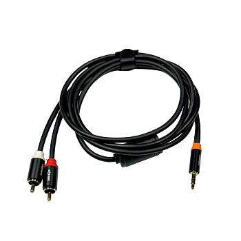 Шнур E-Shine ES-8313 3,5мм миниджек стерео 2RCA тюльпан, 1,5м